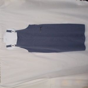 AUTHENTIC ST JOHN'S BAY Women's Gray Lyocell Blend Overalls Dress. Size …